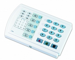 Беспроводная радиоклавиатура для управления панелями Контакт GSM 7, 10, 10А, 14, 16. Встроенные светодиоды для отображения состояния охранной панели.