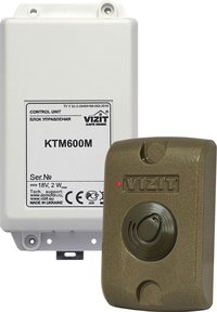 ключи VIZIT-RF3 (до 2680 шт), запись ключей с помощью МАСТЕР-ключа, свето-звуковая сигнализация индикация режимов работы